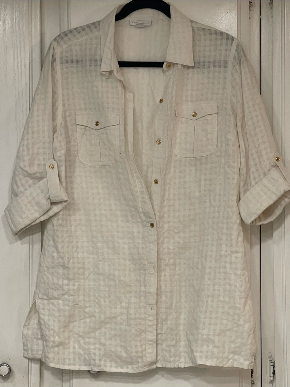 Charter Club White Button Up